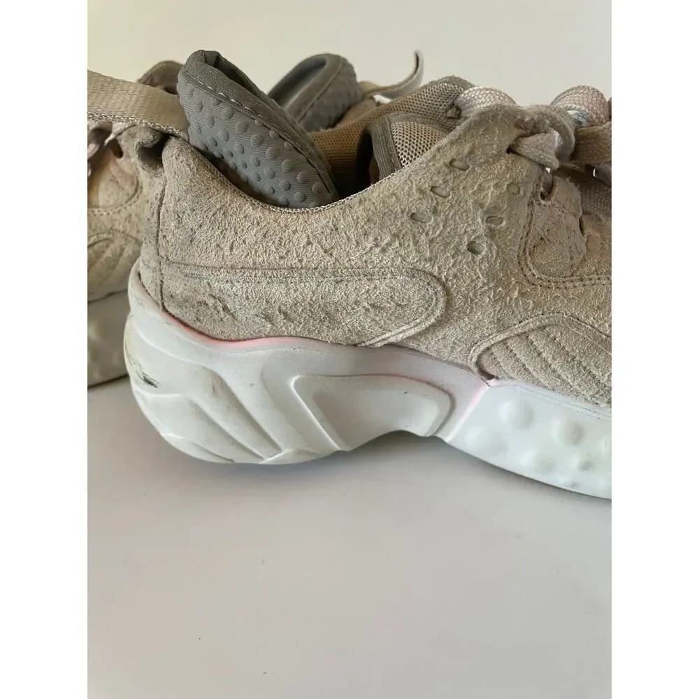 Acne Studios Beige Rockaway Tumbled Suede Distressed Sneakers Men’s • Size 7